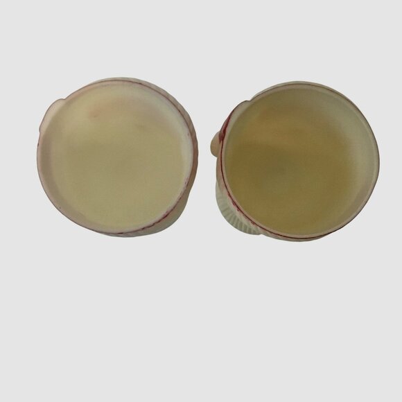 VTG Retro Santa Claus Plastic Goblet Cups Wine Christmas Holiday Drinking Set 7" - Picture 4 of 5